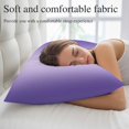 thumbnail image 5 of Purple Ombre Small Pillow Covers, Modern Gradient Abstract Art Soft Breathable Throw Pillow Cases with Invisible Zipper, Decorative Pillowcase Pillows Protectors for Sofa Bed Chair 12"x20", 5 of 9