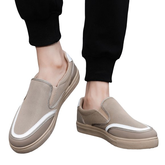 Mens Slip on Loafers Walking Shoes Breathable Comfort Mesh Flats Casual Driving Tennis Golf Sneakers