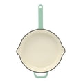 thumbnail image 4 of The Pioneer Woman 12-Inch Enameled Cast Iron Skillet Oven Safe, Green, 4 of 7