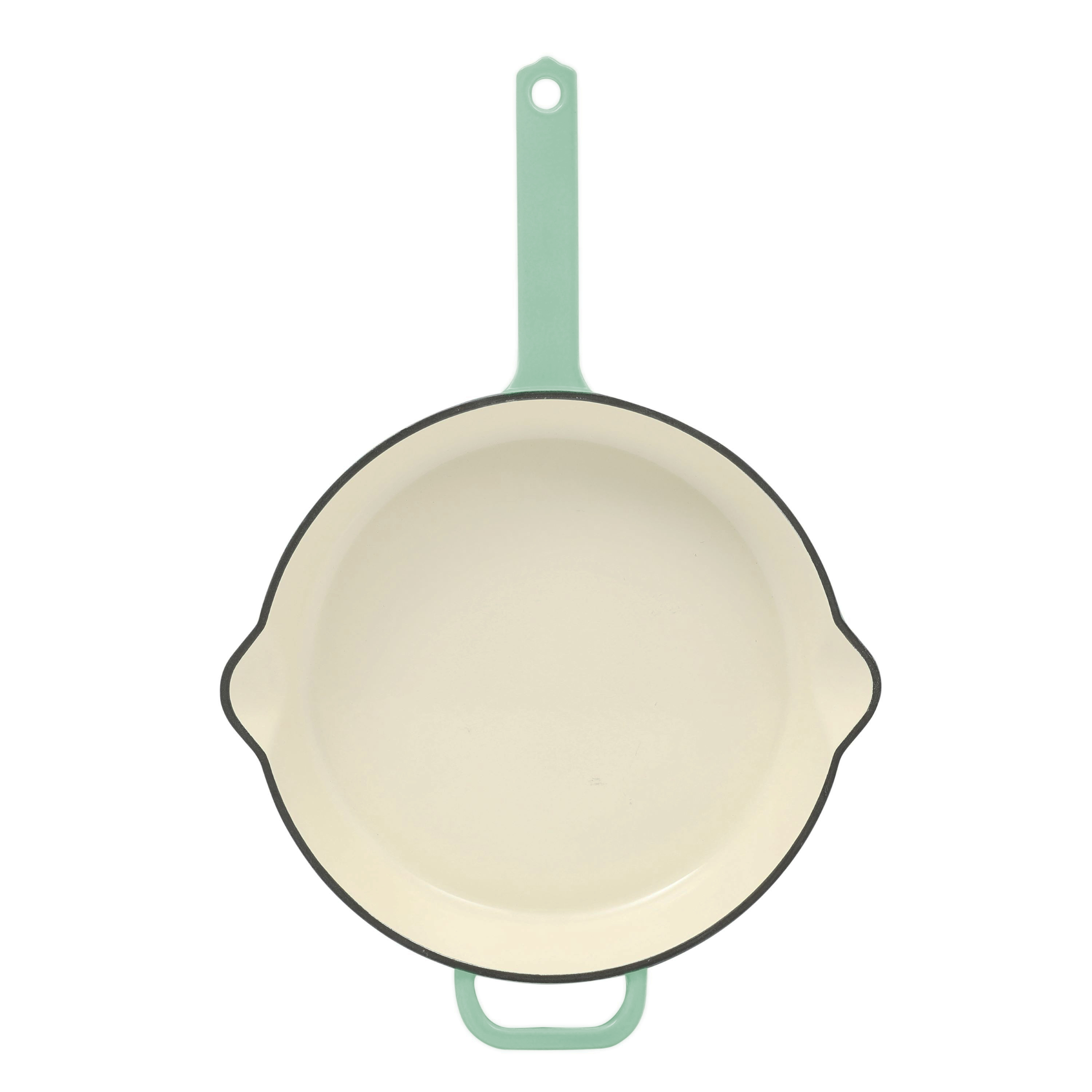 The Pioneer Woman 12-Inch Enameled Cast Iron Skillet, Green photo 4
