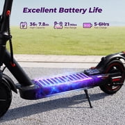 iScooter Electric Scooter for Adults, 21.7 Miles Max Range with 21 MPH Top, 350W Foldable Commuting Electric Scooter, 3-Speed & Cruise Control Escooter Teens