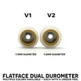 thumbnail image 3 of FlatFace Roues à Roulement pour Fingerboard Dual Durometer V2, Forme G4, Roulement Fluide, Bleuet Édition Limitée, Ensemble de 4, 3 of 5