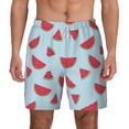 thumbnail image 2 of Goofa Watermelon Printed Men's Swim Trunks Board Shorts Quick Dry Mens Swimming Trunks with Compression Liner,Breathable Fit Hawaii Beach Shorts-Medium, 2 of 9