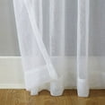 thumbnail image 2 of No. 918 Vida Crushed Texture Semi-Sheer Rod Pocket Curtain Panel, 50"x84", White, 2 of 7