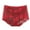 Burgundy, variant on Women's Lace Panties Curvy High Waist Lace Cutout Panties Tummy Control Butt Lifting Invisibles Breathable Briefs White