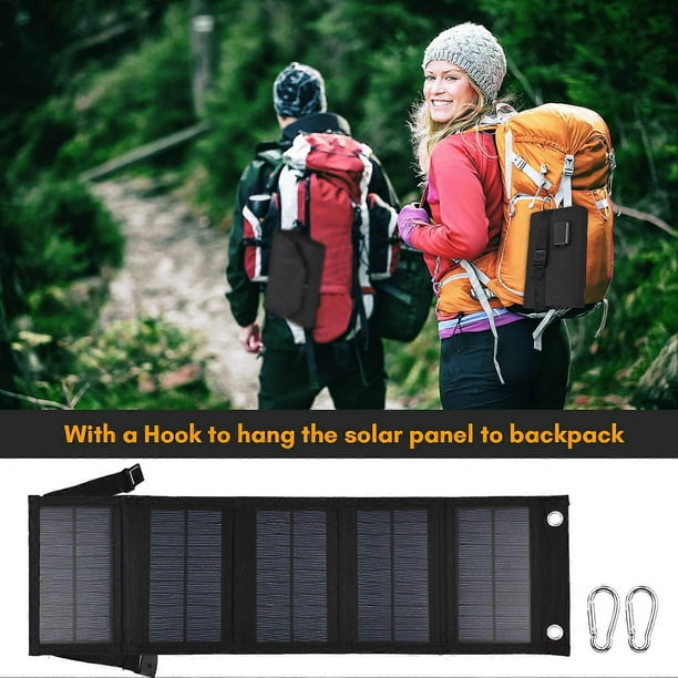 10W Foldable Solar Panel Portable Solar Power Solar Panel Solar Module Panel Portable High Efficiency Solar Panel with USB Port