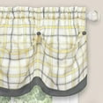 thumbnail image 3 of Ben&Jonah Simple Elegance Venezia Tuck Valance with Buttons - 58x14 - Grey, 3 of 3