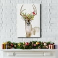 thumbnail image 5 of Holiday Deer I- Gallery Wrapped Canvas, 5 of 9