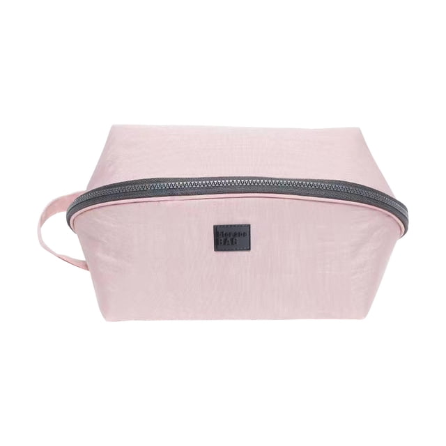 Bolsa organizadora de ropa interior para viajes | Estuche organizador de lencería | Apertura de 180 grados | 6 bolsillos separados con compartimento central con cremallera | Tejido fácil de limpiar