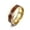 Gold+Acacia wood slice, variant on Mens Wooden Wood Inlay Ring for Men Women Stainless Steel Size 6-13-10-Gold+Acacia wood slice