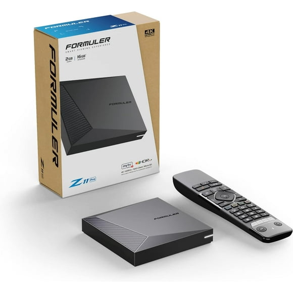 Formuler Z11 Pro Boîtier TV Android 11 2 Go RAM 16 Go ROM 4K Double Bande Wi-Fi 5G LAN Gigabit HDMI USB 3.0