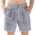 thumbnail image 2 of FYDUU Boys School Uniform Shorts Summer Lightweight Casual Shorts with Pockets Back To School Clottes for Kids Stylish Breathable Bottoms Leisure Pants 12-13 Years, 2 of 8