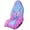 Gradient Mermaid Tail, variant on FUIALDOLG Seat Cover Towel, Compatible with Truck Seat Van, Plush Microfiber Car Seat Cover for Cars Vans Sedan, Floral Deer Print
