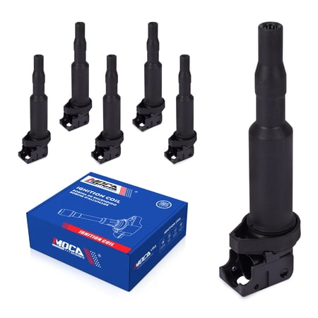 MOCA AUTOPARTS UF592 6x Ignition Coils Fit for 2017-2022 BMW M760I & 2011-2020 PEUGEOT 3008 & 2019-2022 ROLLS-ROYCE CULLINAN