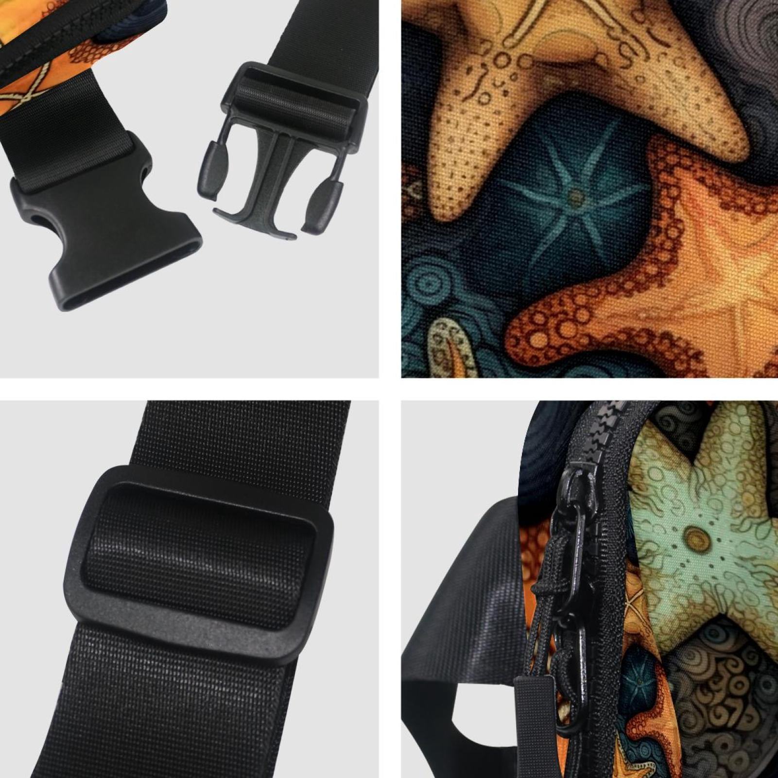 Starfish Adjustable Lightweight Unisex Waist Bag Running Belt with Extension Strap Money Belt Holder