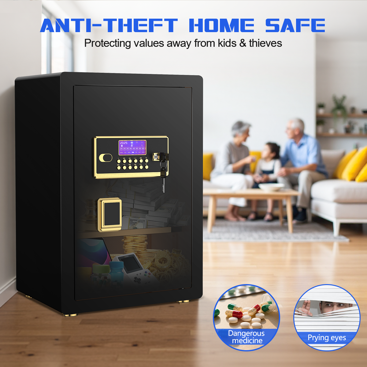 SYSENFO 5.0 Cu Ft Digital Security Safe Box photo 4