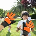 thumbnail image 4 of Greenadscape 1Pair Protective Orange Goalkeeper Hand Protector with Breathable PU and Latex Palm, 4 of 6