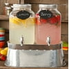 Refurbished The Pioneer Woman Simple Homemade Goodness Double 1-Gallon Twin Set Drink Dispenser