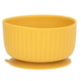 thumbnail image 1 of Tazón para bebé con base de succión de silicona, antivuelco, a prueba de derrames, multifunción, para comida, sopa de frutas, amarillo, 1 of 14