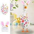 thumbnail image 3 of Meottam 2 Set Easter Egg Bunny Goose Outfits for Goose 23"/ 17'', Lawn Goose Statue Clothes Bunny Hat Egg Collar Bandana for Easter Party Patio Yard Outdoor Decoration, 3 of 7