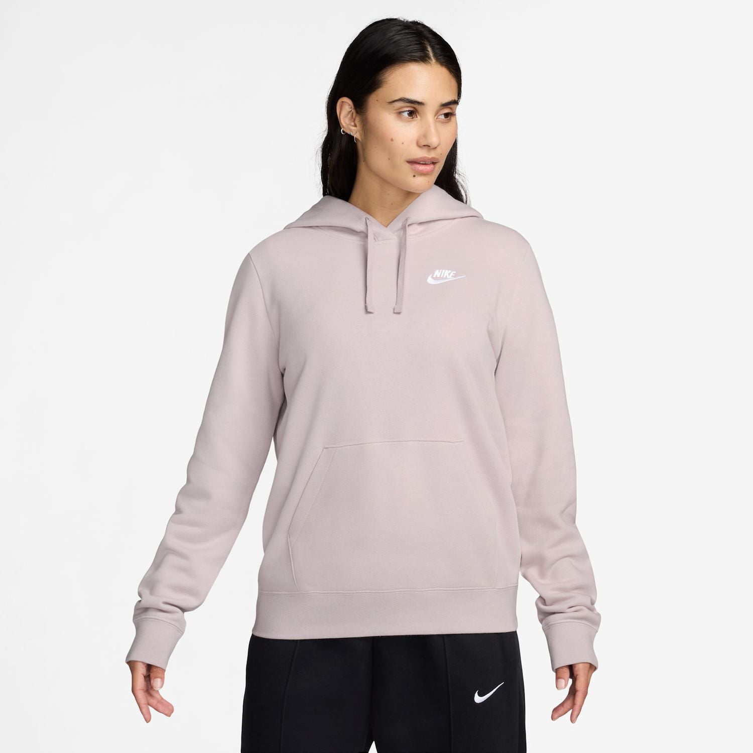 light pink nike sweatshirt womens