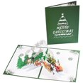 thumbnail image 1 of DEBGFS 3D Christmas Greeting Card With Envelopes And Writing Cards Colorful Pop Up Merry Christmas Cards,h03, 1 of 5