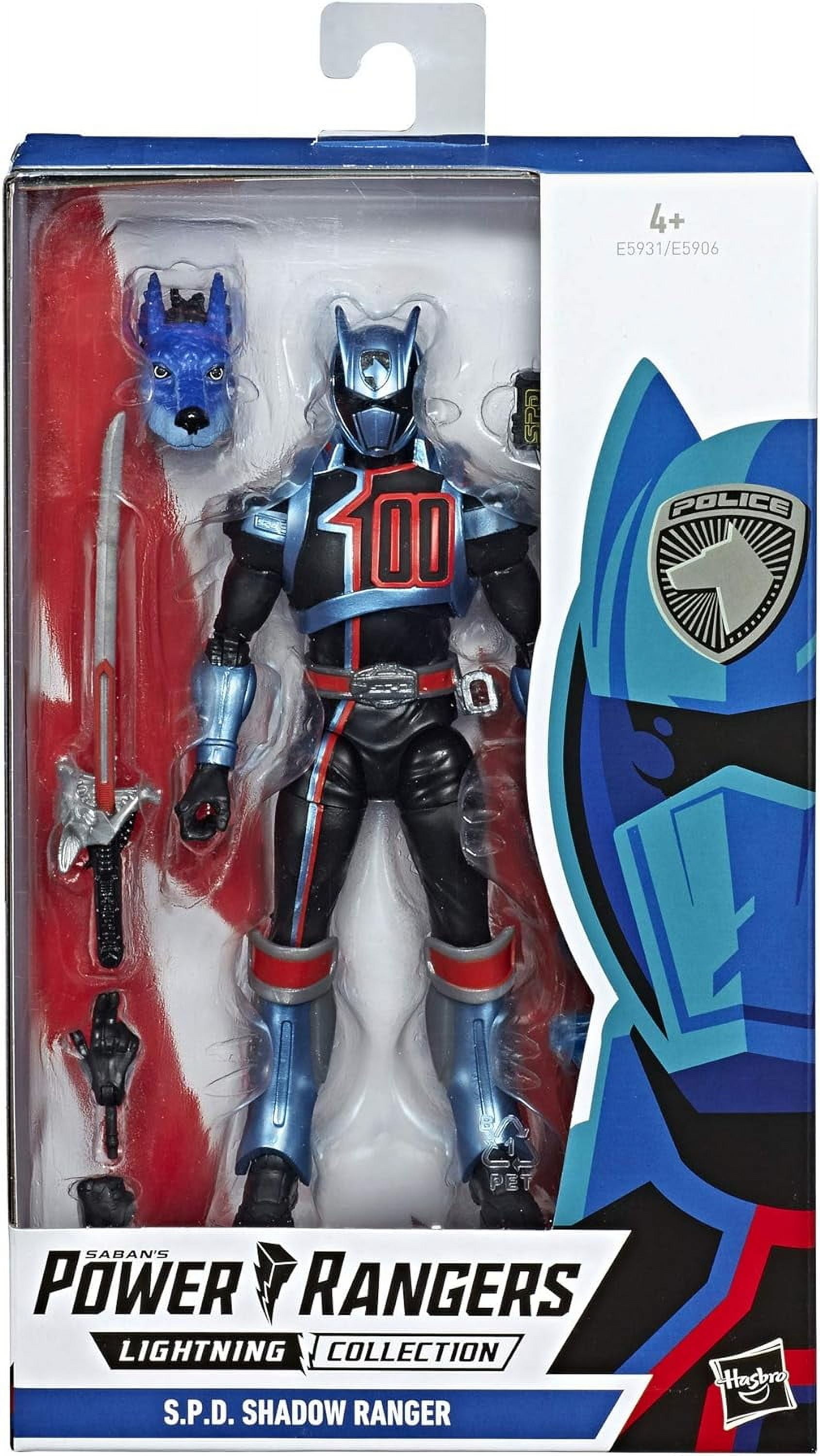 特撮 BANDAI POWER RANGERS SPD SHADOW Power Rangers SPD Sound Patrol Shadow Power Ranger Action Figure