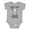 AC-Heather Grey, variant on Holy Cow I'm One Birthday Boys or Girls Baby Bodysuit
