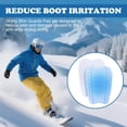 thumbnail image 4 of 2Pcs/4Pcs Ski Guards Gel Pads, 6 x 4 Inch Snowboard Shin Pads, Reusable Ski Shin Protector Pad for Ski Boot Liner Reducing Pressure, 4 of 7