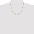 thumbnail image 2 of Solid 14k Yellow Gold 2.00mm Diamond-Cut Quadruple Rope Chain Necklace - with Secure Lobster Lock Clasp 20", 2 of 6