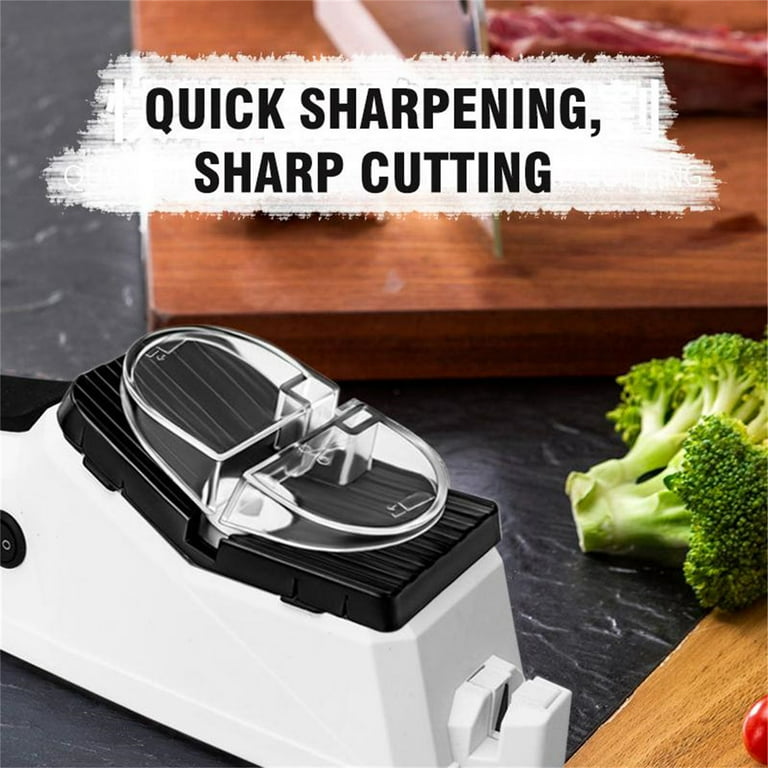  Electric Knife Sharpener, Professional Electric Knife Sharpener  Tool for Home, 5 Seconds for Quick Sharpening & Polishing with Protective  Cover (USB Interface Style): Home & Kitchen