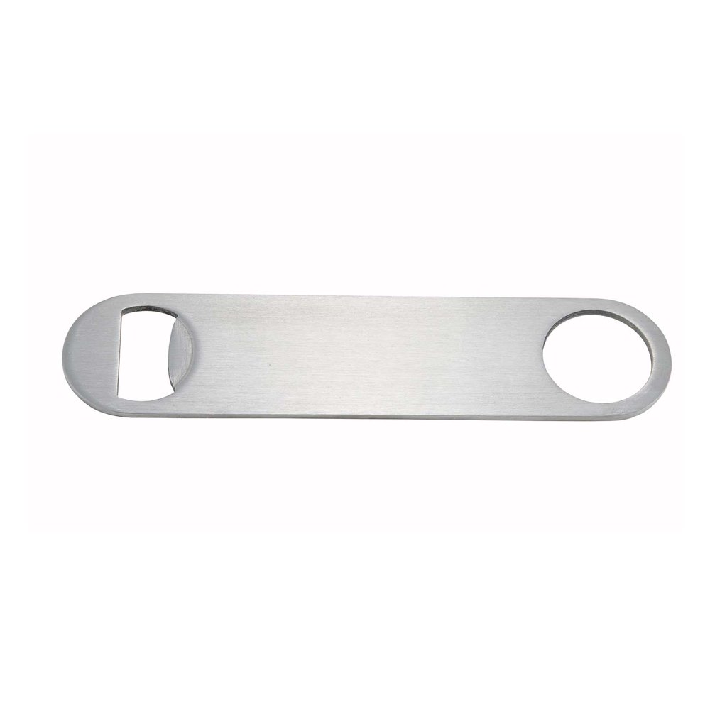 Winco Stainless Steel Flat Bottle Opener, 7Inch