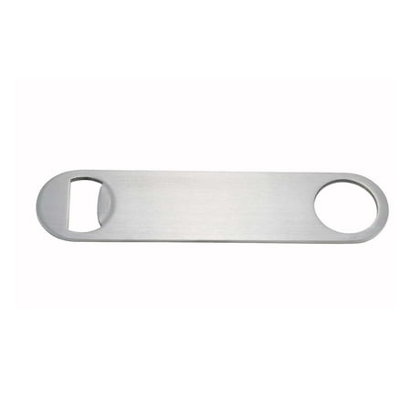 - Winco CO-301 Stainless Steel Flat Bottle Opener, 7-Inch