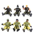 thumbnail image 3 of Swat Military Man Command Figures Action Modern Army Combat Game Figures Model Toys Military Plastic Soldiers Children Gift, 3 of 3