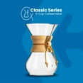 thumbnail image 2 of Pour-Over Glass Coffeemaker - Classic Series - 6-Cup - Exclusive Packaging, 2 of 6