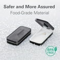 thumbnail image 6 of Pill Cutter, Pill Splitter for Small or Large Pills, Cuts Vitamins, Tablets, Detachable Pad for Clean Cuts, Travel Friendly, Black, 6 of 8