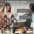 thumbnail image 6 of Astercook 2 Pcs Kitchen Shears with Serrated Blade, Heavy Duty Scissors for Cutting Meat, Food and Poultry, Multipurpose Sharp Scissor Dishwasher Safe, 6 of 7