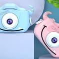 thumbnail image 2 of Blue Bull Mini cámara Digital para niños con pantalla Ips de 2,0 pulgadas, grabadora de vídeo de doble lente 1080p, juguetes educativos, regalos de cumpleaños, 2 of 5