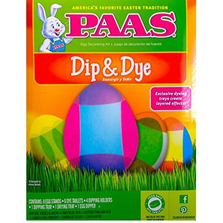 Paas Easter Egg Decorating Kit Dip & Dye by PAAS