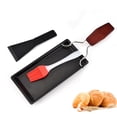 thumbnail image 4 of Miangastore Durable Comal Griddle Pan for Kitchen Use Made of Metal with Flat Base Black 3 PCs, 4 of 8