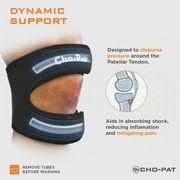 Cho-Pat Dual Action Knee Strap, Double-Layer Support for Chondromalacia, Osgood Schlatter’s, and Knee Pain Relief, Small