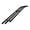 Black, variant on APS Compatible with Dodge Charger 2005-2010 Lower Bumper Stainless Steel SS Black Billet Front Grill Grille Insert D66439H