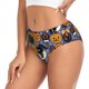 thumbnail image 2 of Balery Spooky Cats And Halloween Pumpkins Ropa Interior de Algodón para Mujer con Dibujo – Braguitas Cómodas y Elásticas, Estilo Clásico-Medium, 2 of 6