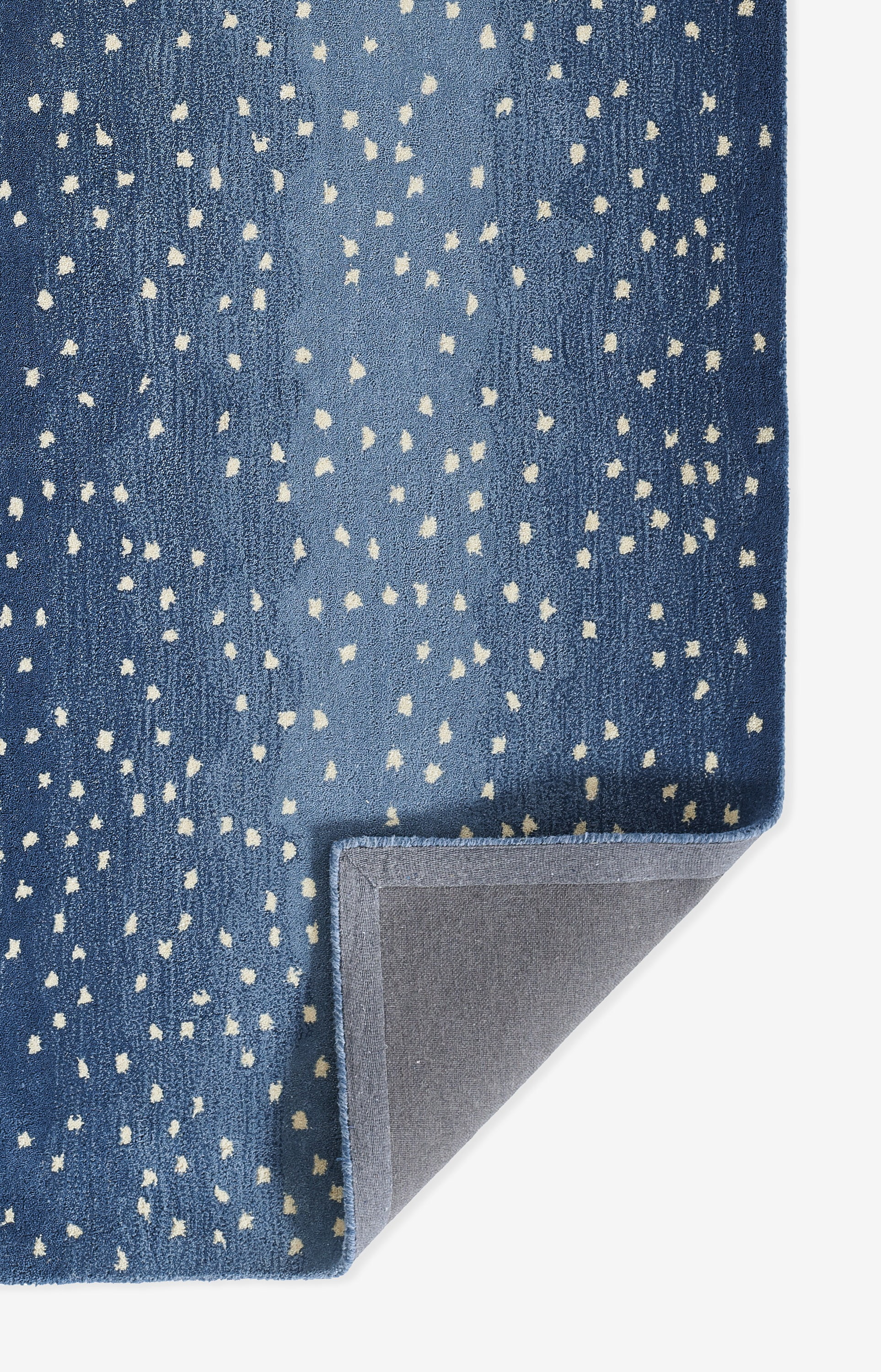 Erin Gates by Momeni Woodland Antelope Hand Tufted Wool Contemporary Denim Area Rug 7'9" X 9'9"