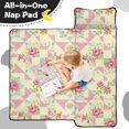 thumbnail image 4 of Pioneer Flower Floral Print Pattern Toddler Nap Mat for Teens Preschool Daycare, Teens Sleeping Mat Bag, Toddler Sleeping Bag with Pillow, 4 of 6