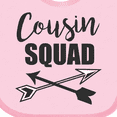 thumbnail image 4 of Inktastic Cousin Squad with Arrows Boys or Girls Baby Bib, 4 of 4