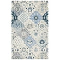 thumbnail image 5 of SAFAVIEH Glamour Charmaine Floral Wool Runner Rug, Beige/Blue, 2'3" x 8', 5 of 9