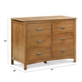 thumbnail image 5 of Carter's by DaVinci Nolan 6-Drawer Double Dresser in Chestnut, 5 of 9