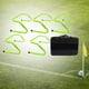 thumbnail image 4 of 5 Piezas de Fútbol de Agilidad Almacenamiento Compacto Equipo de Entrenamiento de Fútbol Plegable para Entrenamiento Pliométrico Fútbol, 4 of 8
