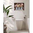 thumbnail image 5 of Farmhouse Flower Bathroom Decor Wall Art Rustic Butterfly Floral Pictures Wall Decor Relax Soak Unwind Bathroom Sign Canvas Painting Prints Artwork Home Decorations Framed for Bathroom Bedroom 16"x12", 5 of 6